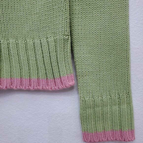 Vintage Heirloom Fair Isle Full Zip Nordic Y2K 90's Cardigan Sweater Size Small - Picture 7 of 15